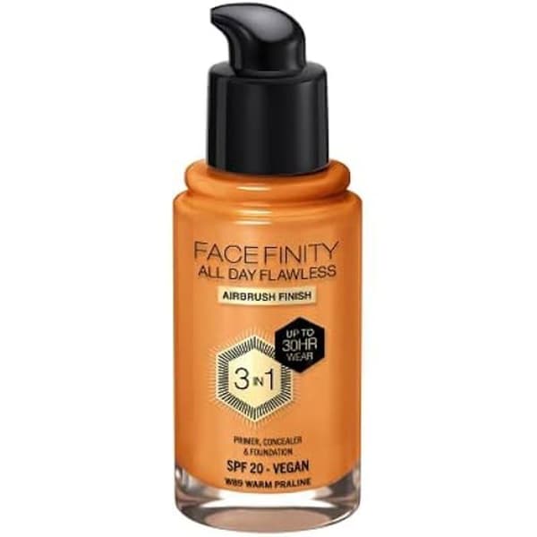 Foundation - MAX FACTOR - Facefinity All Day Flawless - W89 Warm Praline - 30 Ml - Alle hudtyper Varm praline