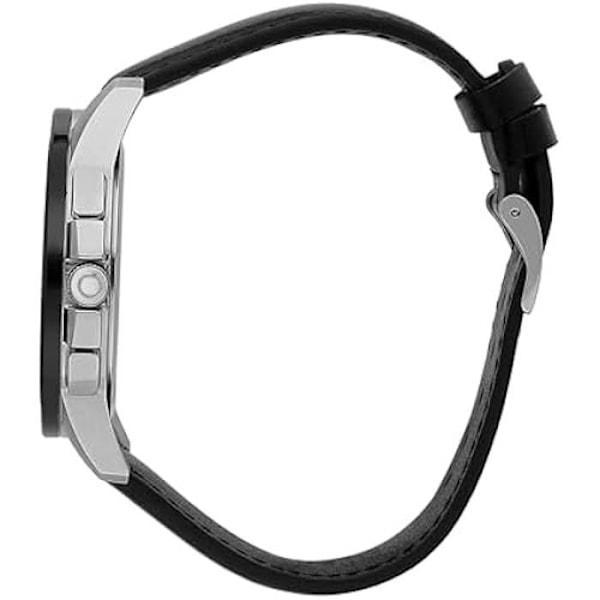 Klocka - TRUSSARDI - T-Hawk - Multifunktion - Svart Läder - 44mm Svart