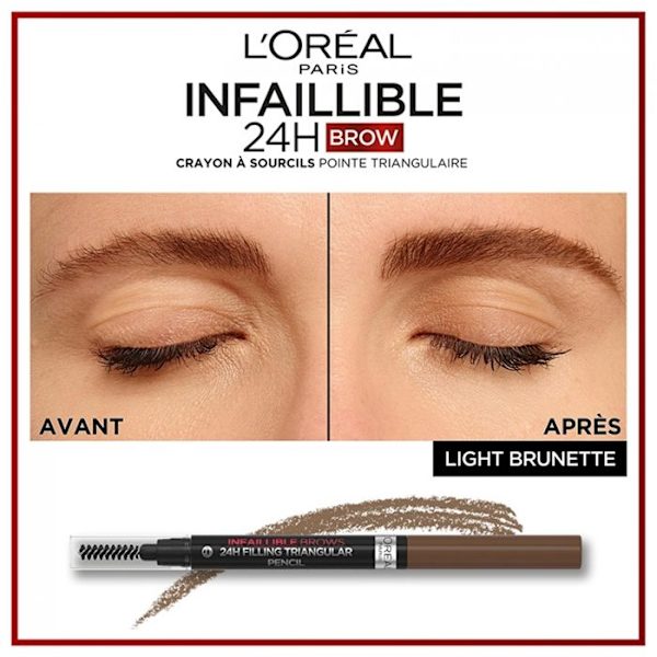 L'Oréal Paris Infaillible Kulmakynä 24h Nro 7 Vaaleat 1ml 7 Blond