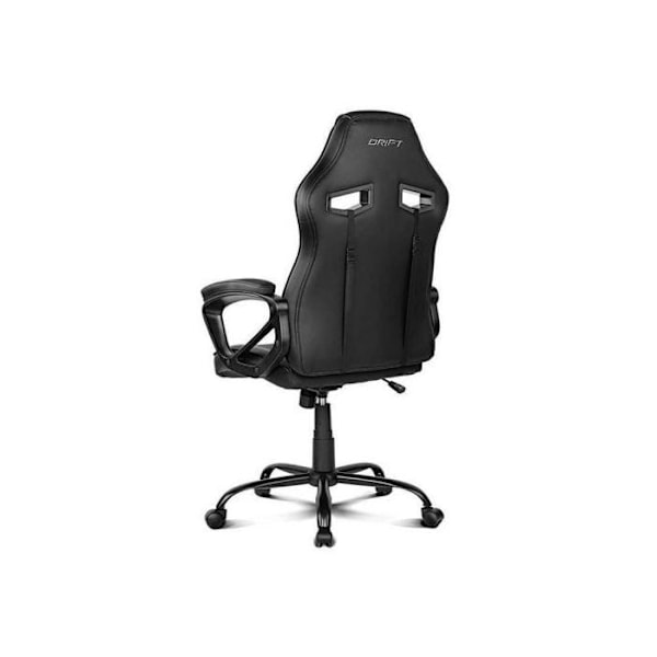 DRIFT Gaming Chair -DR50B- Stol för professionella spelare, konstläder, Vadderade armstöd, Klass 4 kolv, Mekanism