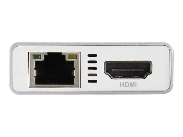 USB-C-monipistoke - STARTECH.COM - HDMI 4K - Power Delivery - Hopea ja valkoinen