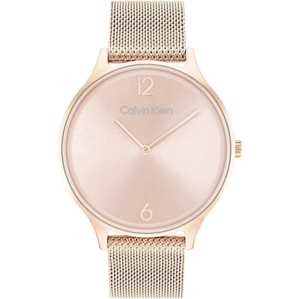 Ur - Calvin Klein - Tidstrouw - Rustfrit stål - 38 mm - Vandmodstand 3 ATM Eller, hudfärg