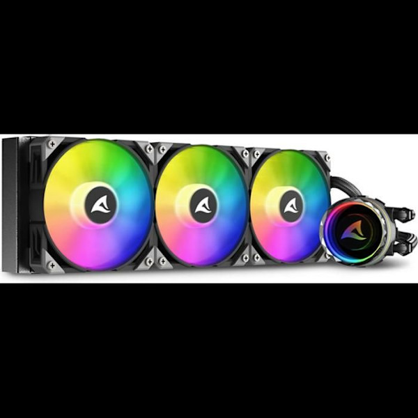 Processor køler - SHARKOON - S90 RGB - 120 mm - 69,16 CFM - AIO