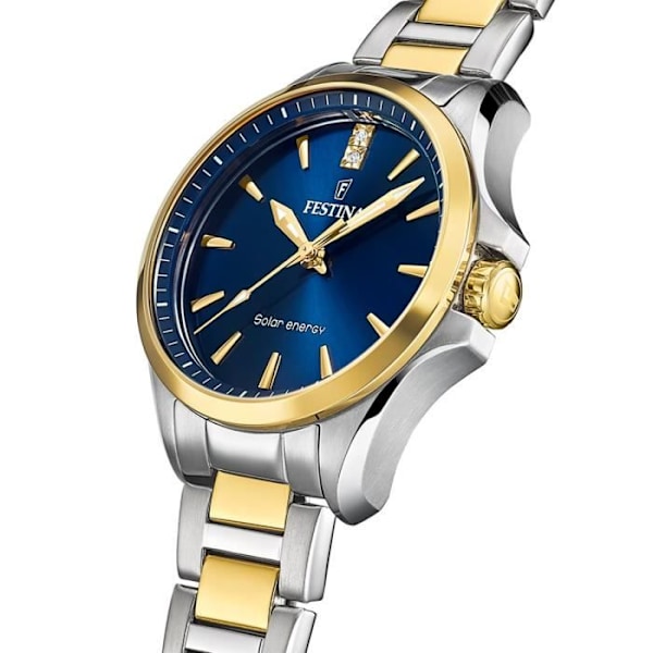 Montre Femme FESTINA i Bicolor Stål Vandtæt - 244637 Vit