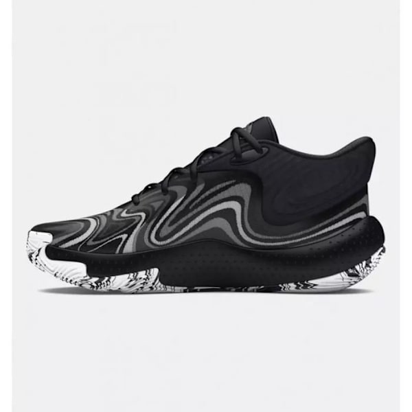 Basketballsko - UNDER ARMOUR - Spawn 6 Mid - Sort - Åndbare - Unisex Sort 43