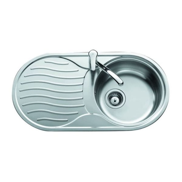 TEKA Diskbänk DR-80 1C 1E under diskbänk 45 cm rostfritt stål
