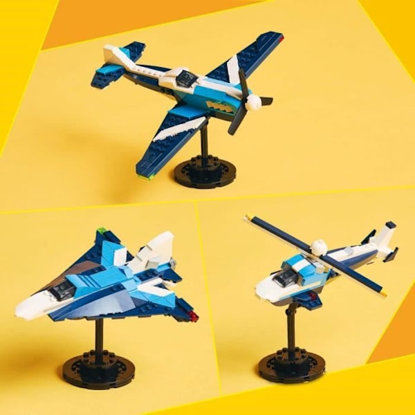 LEGO Creator 31160 3-i-1 fly: racerflyet - Byggespil fra 7 år Flerfärgad
