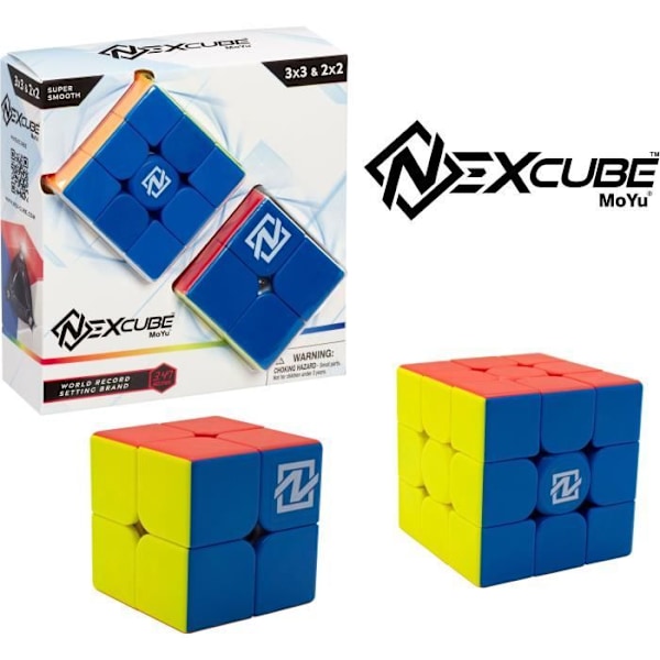 Nexcube 3x3 + 2x2 Classic Cube Puzzle - MoYu - Monivärinen - Ulkokäyttöön - Uusi