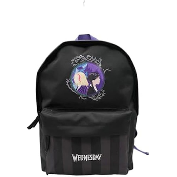 Skolesæk - TOYBAGS - Onsdag - Sort - Unisex - 43x31x13,5 cm Svart