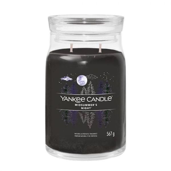 Bougie signatur nat af sommer stor model - Yankee Candle sort