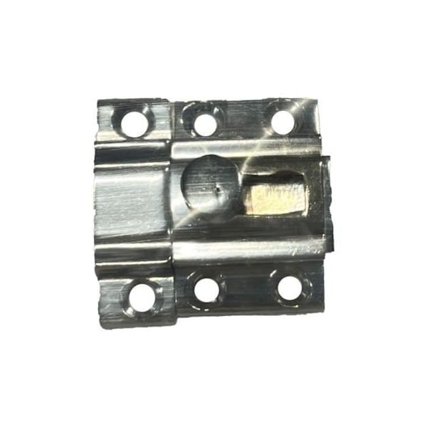 Lås - GENERISK - Nickel Mässing Tryckknapp - Halvcylinder - 30 mm - 5 Pins Nickel