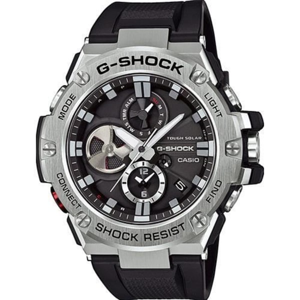 Ur - Casio - GST-B100-1AER - Sort - Resin - Analogisk Svart
