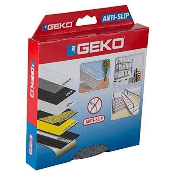 Tape - Geko - 220-94 - 25 mm x 18 m - Sort - Indendørs/Udendørs sort