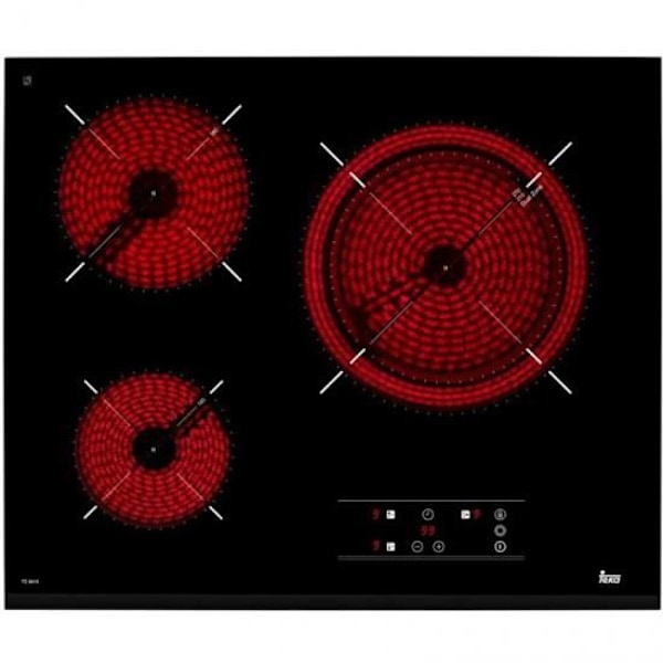 Teka TB6315, Indbygget, Keramik, Glas, Sort, 14,5 cm, 18 cm Sort