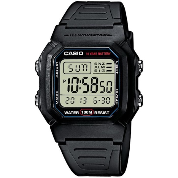 Klocka - CASIO - W800H1AVES - Kvarts - Harts - Digital - 10 ATM