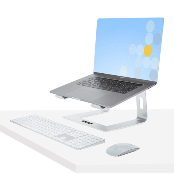 StarTech.com Bærbar Computer Support 360° Drejelig Ergonomisk Aluminium Sølv