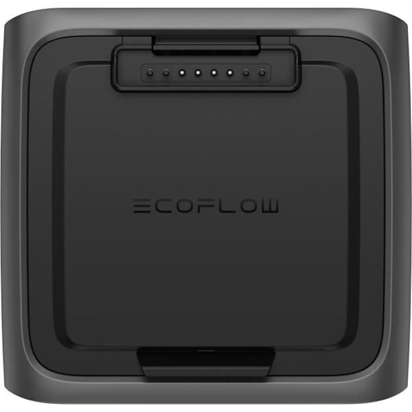 Intelligent extra batteri - EcoFlow - RIVER 3 Plus EB600 - LiFePO4-batteri 572 Wh för bärbar elstation Svart