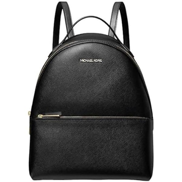 Ryggsäck - MICHAEL KORS - Sheila - Svart läder - Storlek M - Dammode svart läder)