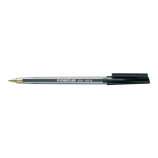 STAEDTLER stick 430 Sort kuglepen 0,45 mm medium