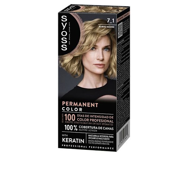 PERMANENT FARVE #7.1-Medium Blond 1 u