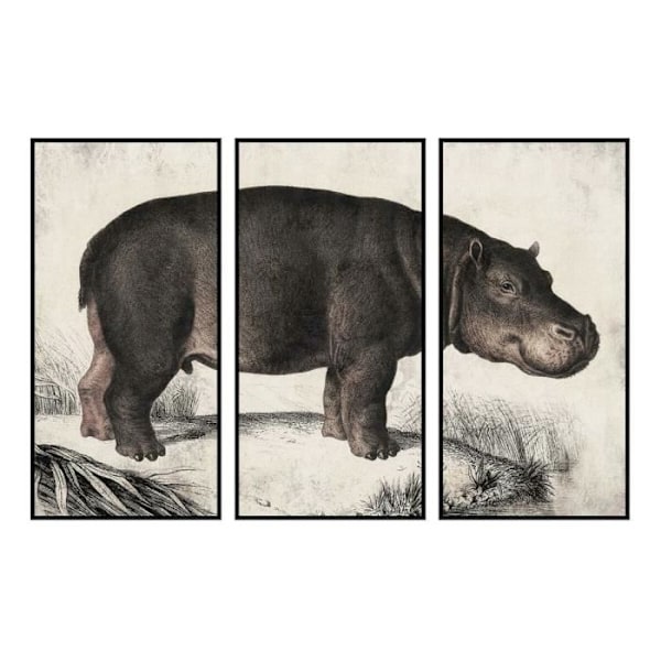 modern 3-delad canvas (180 x 4 x 120 cm)
