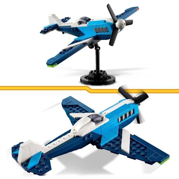 LEGO Creator 31160 3-i-1 fly: racerflyet - Byggespil fra 7 år Flerfärgad