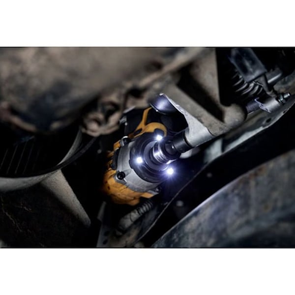Boulonneuse med slag 1/2' XR 18V li-ion børsteløs - DEWALT - med 2 batterier 18V 5,0Ah - oplader - TSTAK - DCF922P2T-QW DCF922P2T-QW