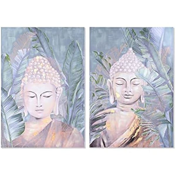 Ram - DKD HEMDEKOR - Standard - Flerfärgad - 80 x 3 x 120 cm - Modern design Flerfärgad, grön