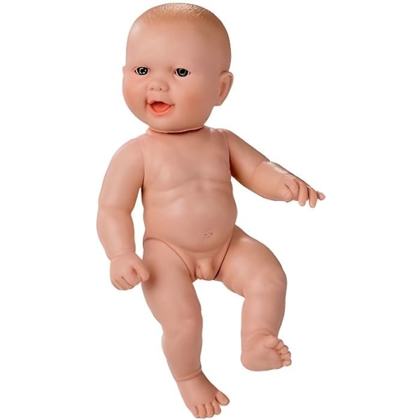 Europeisk nyfödd pojkedocka - Berjuan - 30 cm - Vit - Elfenben Elfenben