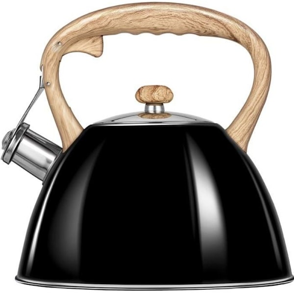 Sort elkedel - Smile - MCN-13 - 3L - Rustfrit stål