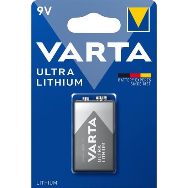 Lithium batteri 6lr61 - VARTA - 6122301401