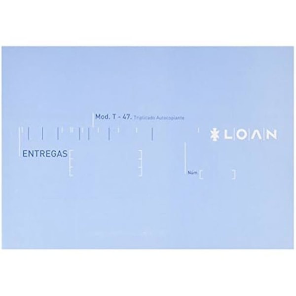 Leveranssedlar - LÅN - T47 - Pack av 5 - Papper - Vit - Blandad