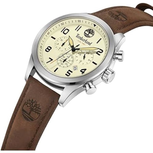 Ur - TIMBERLAND - TDWGF0009703 - Sort læder - Vandtæt 5 ATM - Analog kvarts Svart