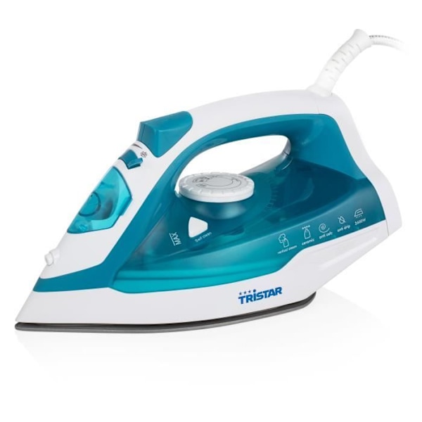 TRISTAR ST-8320 Strygejern med kontinuerlig damp 2600W Keramisk sål-Justerbar damp-25 g/min.