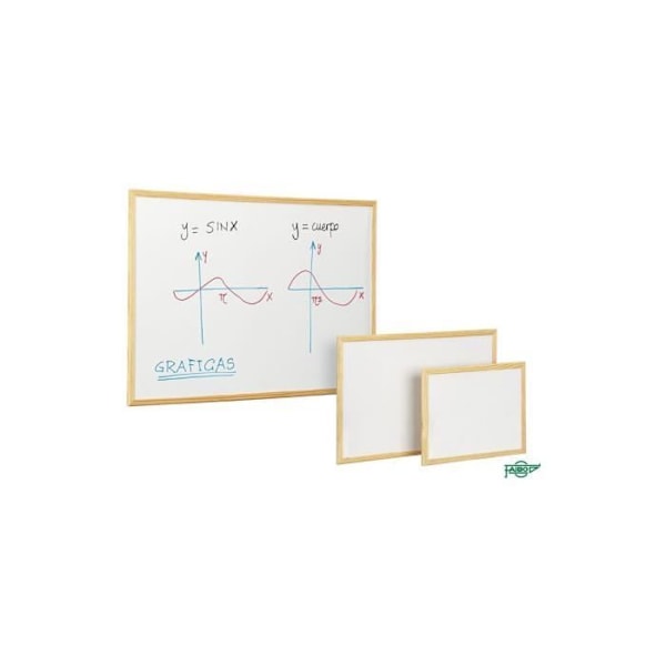 Whiteboard - GENERIC - Faibo - 60x90cm - Træramme - Hvid