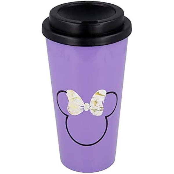 Kahvikuppi - STOR - Minnie Mouse - 520ML - Kaksiseinäinen - BPA-vapaa Flerfärgad