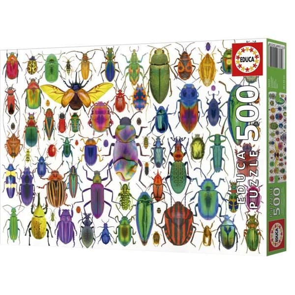 Puzzle - EDUCA - Scarabæer - 500 stk.