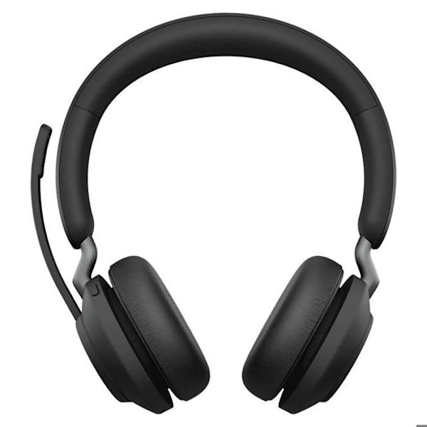 Jabra Evolve2 65 - USB-A MS Teams Stereo - Musta Sort