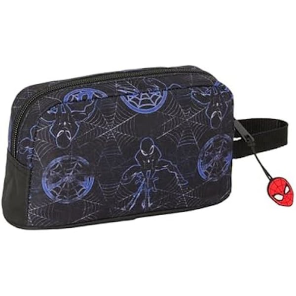 Lämpöeristetty aamiaskassi - SAFTA - Spiderman Attack - Musta - 21,5 x 6,5 x 12 cm - Lapsille Svart