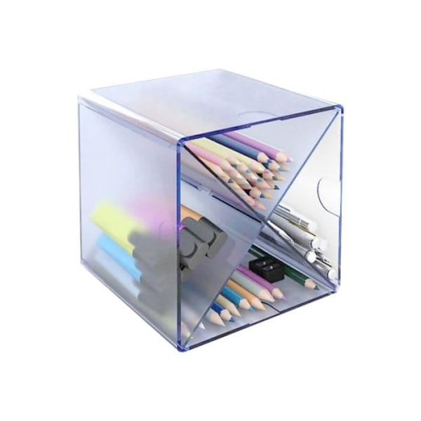 Archivo 2000 Archicubo Desk organizer polystyren (PS) transparent blå