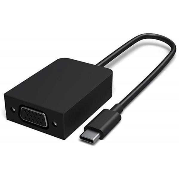 Videoadapter - Microsoft - USB-C til VGA - Til Surface Book 2 - USB-C-stik - Farve Sort