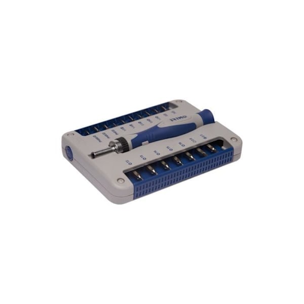 GENERIC - Tarkkuusruuvimeisseli Räikkäterän pidikkeellä, 17 kpl 471-18-1 Irimo