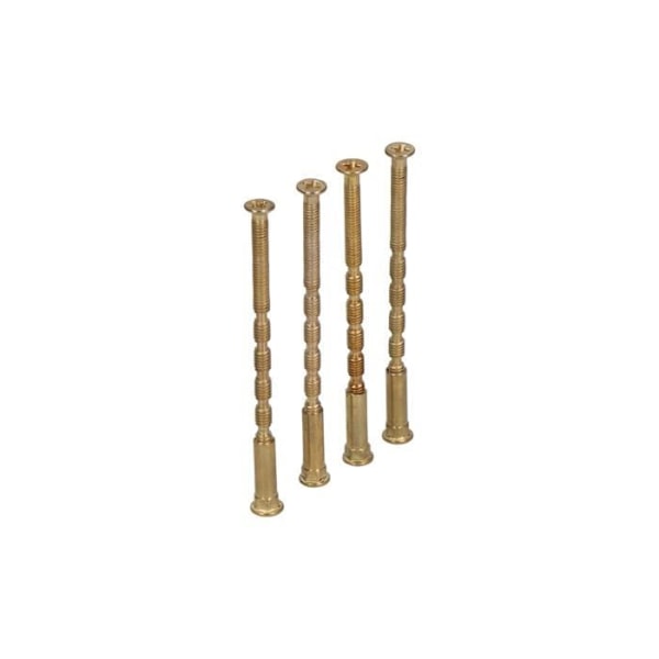 Gennemgangsskrue - GENERISK - Trn02 M4x75mm - Tyverisikringssystem inkluderet - Stål - Messingbelagt