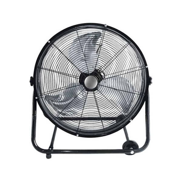 Industriel ventilator på hjul - GREENICE - 180W - Sort Svart