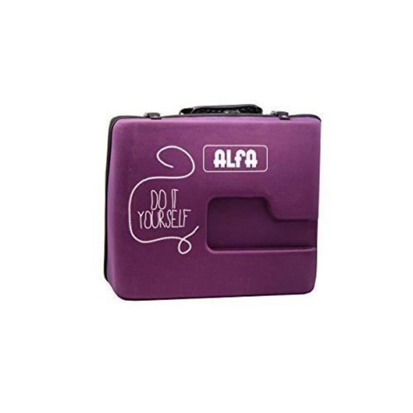 Kantolaukku ALFA ompelukoneelle - Violetti väri - Ergonominen kahva ja sisätasku