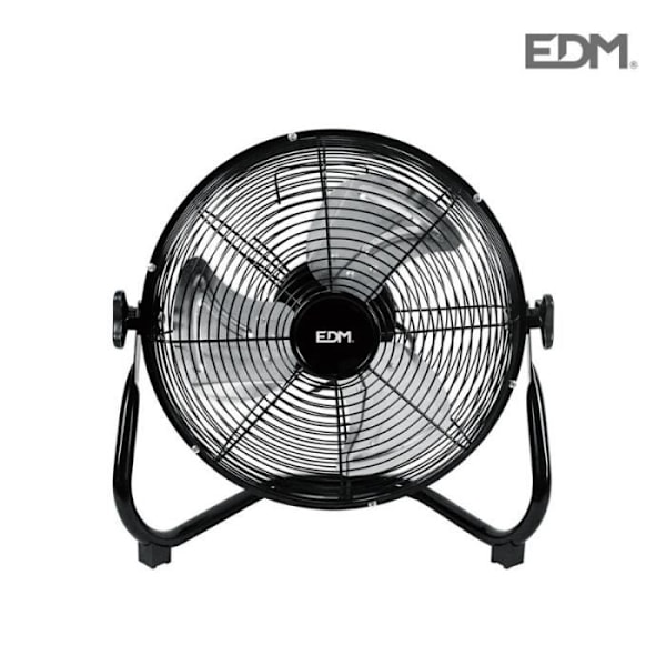 Sort industrigulvventilator Effekt: 45 W [E3-33934]