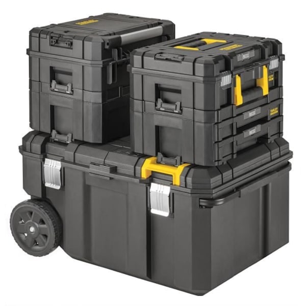 Vandtæt bygge-kasse PRO-STACK™ - STANLEY FATMAX - FMST17870-1 - 113 L Svart