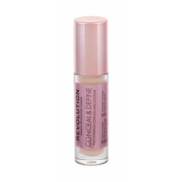 Anticerne - Makeup Revolution - Conceal & Define - C2 - Let tekstur - Perfekt dækning