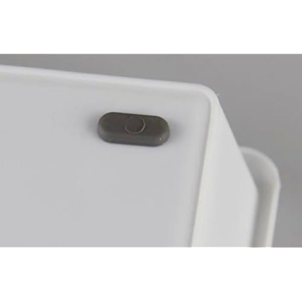 M-Home | Skuffe Organizer | Bi-Material hvid plast og grå silikone | 17,2 x 17,2 x 5,3 cm | RUMSYSTEM | PLS251 Vit grå