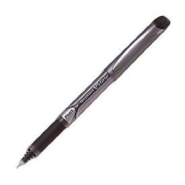 Rullekuglepen - PILOT - Hi-Tecpoint V5 Grip - 0,5 mm nålespids - sort Svart